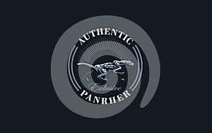 The image of a coguar or panter.